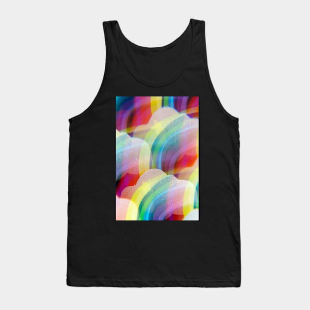 Kaleidoscopic rainbows and clouds Tank Top by karinelizabeth